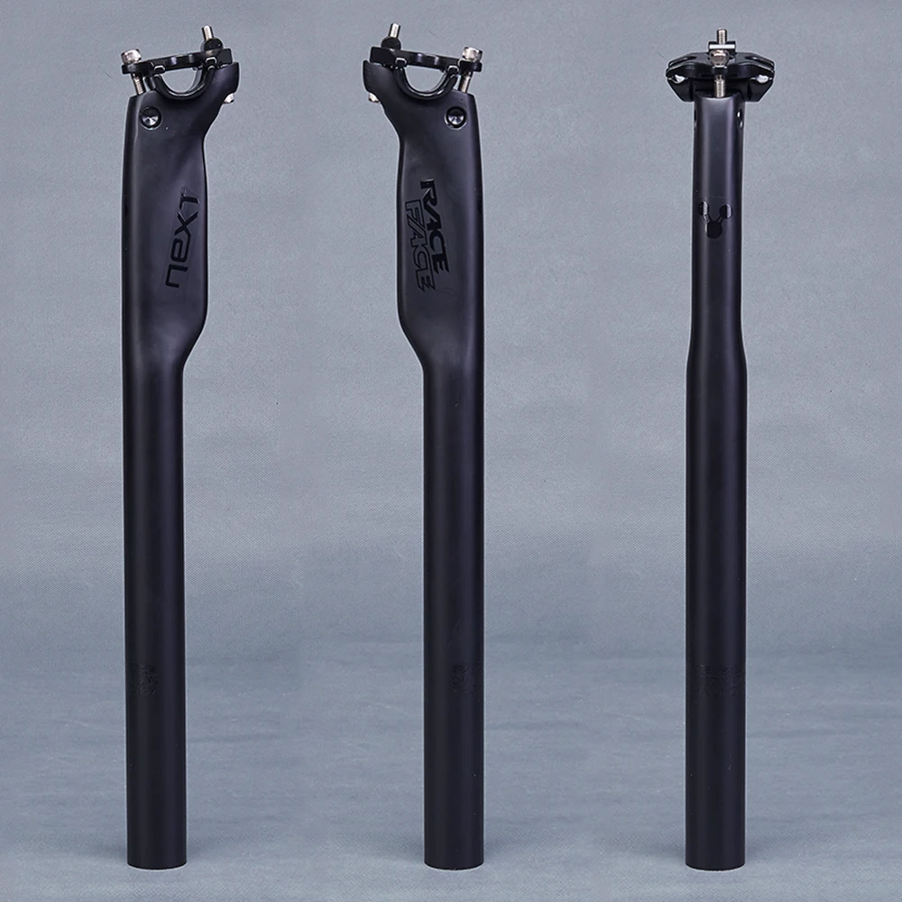 

Race Face Next Black Matte Carbon Fibre Bicycle MTB Handlebar Sets Bike Mountain Horizontal / One-shaped Handlebar SeatPost Stem
