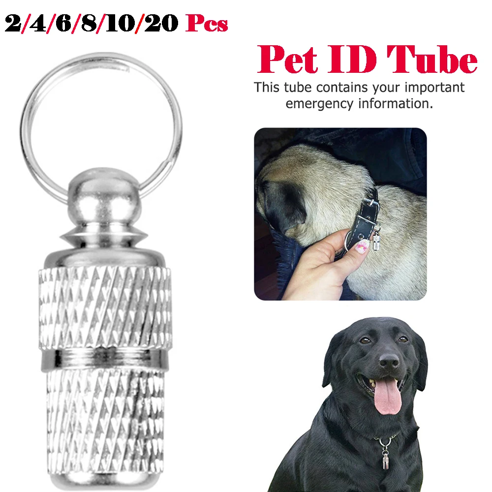 2 шт./лот бирки для идентификационных карт домашних животных предотвращения