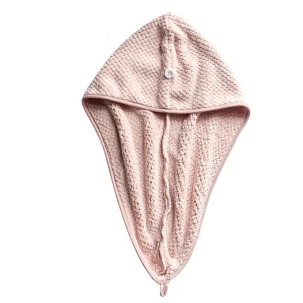 3Colors Magic Microfiber Hair Fast Drying Dryer Towel Bath Wrap Hat Quick Cap Turban Dry Button | Дом и сад