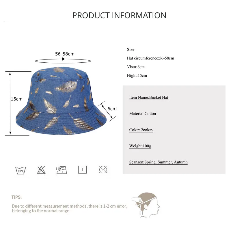 Панама двусторонняя для женщин и мужчин шляпа в стиле хип-хоп с винтажным принтом