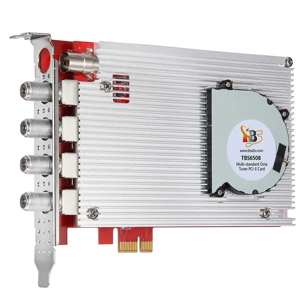 TBS6508 DVB-S2X/S2/S/T2/T/C2/C/ISDB-T Octa тюнер PCI-e карта Поддержка VCM CCM QPSK 8PSK 16apsk 32apsk | Электроника