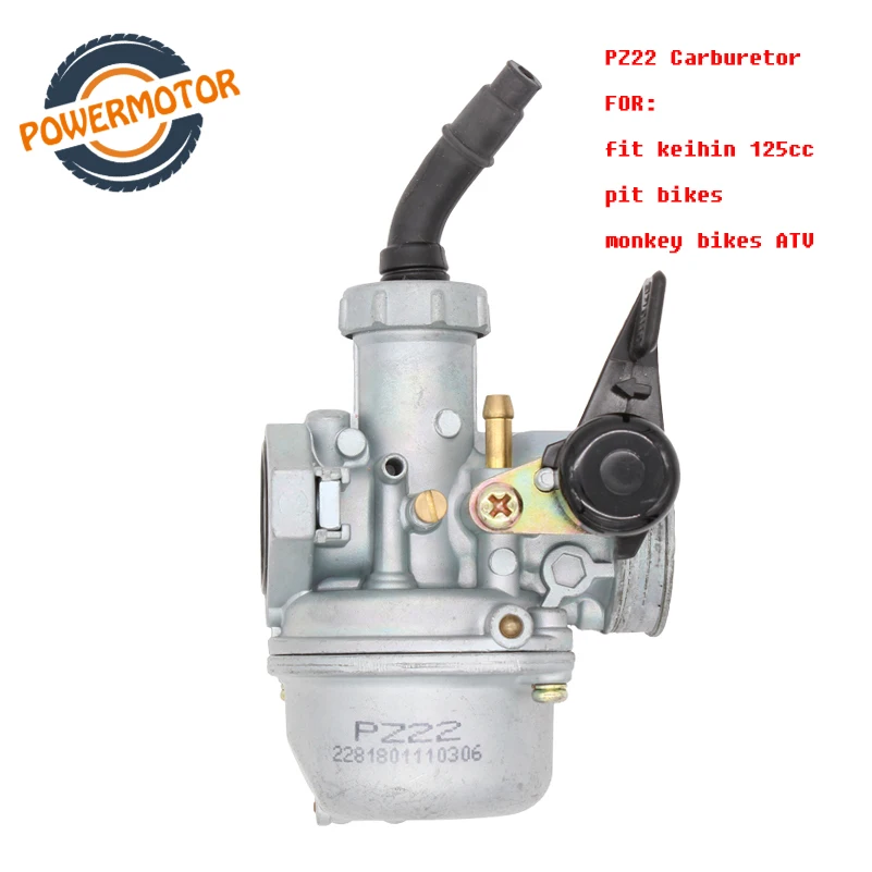 Мотоциклетный карбюратор PZ22 КАРБЮРАТОР 22 мм для 110 куб. См 125 KAYO Apollo Bosuer xbikes Kandi