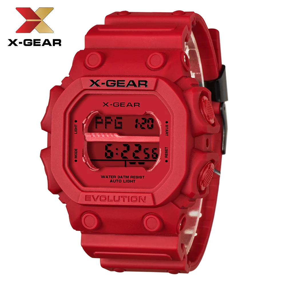 Часы наручные мужские с хронографом цифровые модные брендовые