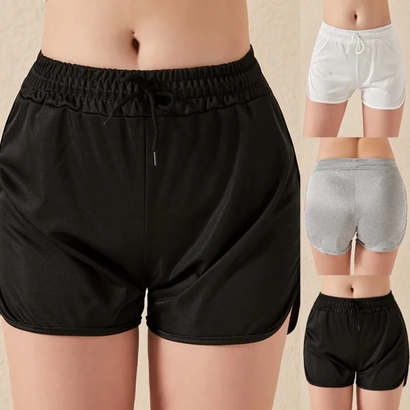 

Womens Shorts Casual Patchwork Fitness Sports Shorts Summer Shorts Belt Women Stretch Tights Ladies Beach Home Shorts New
