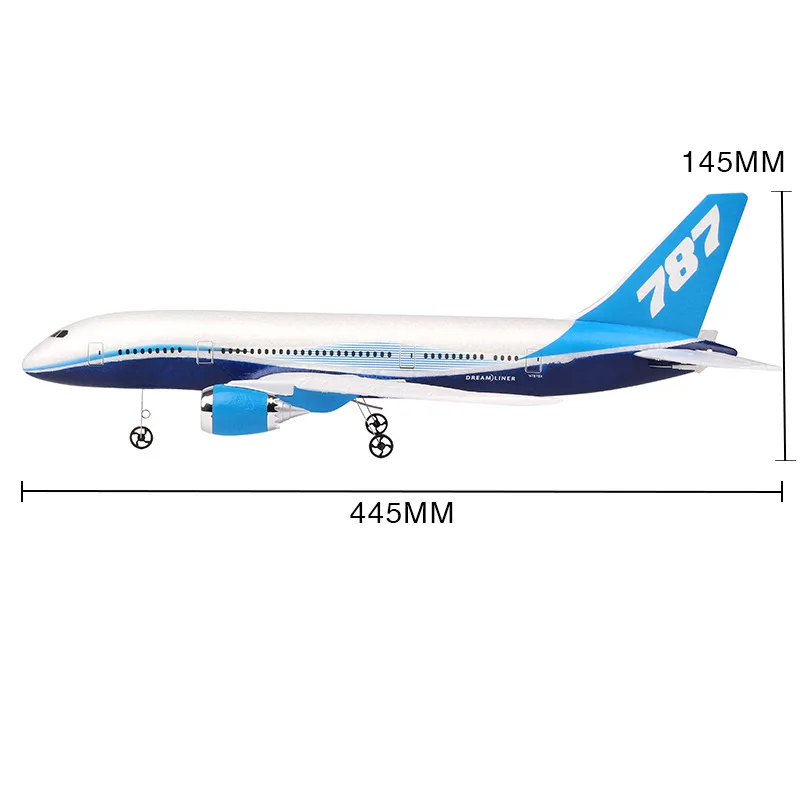 Дрон с дистанционным управлением DIY EPP Радиоуправляемый Дрон Boeing 787 B787 самолет Дрон модель самолета самолет с фиксированным крылом самолет детские подарки
