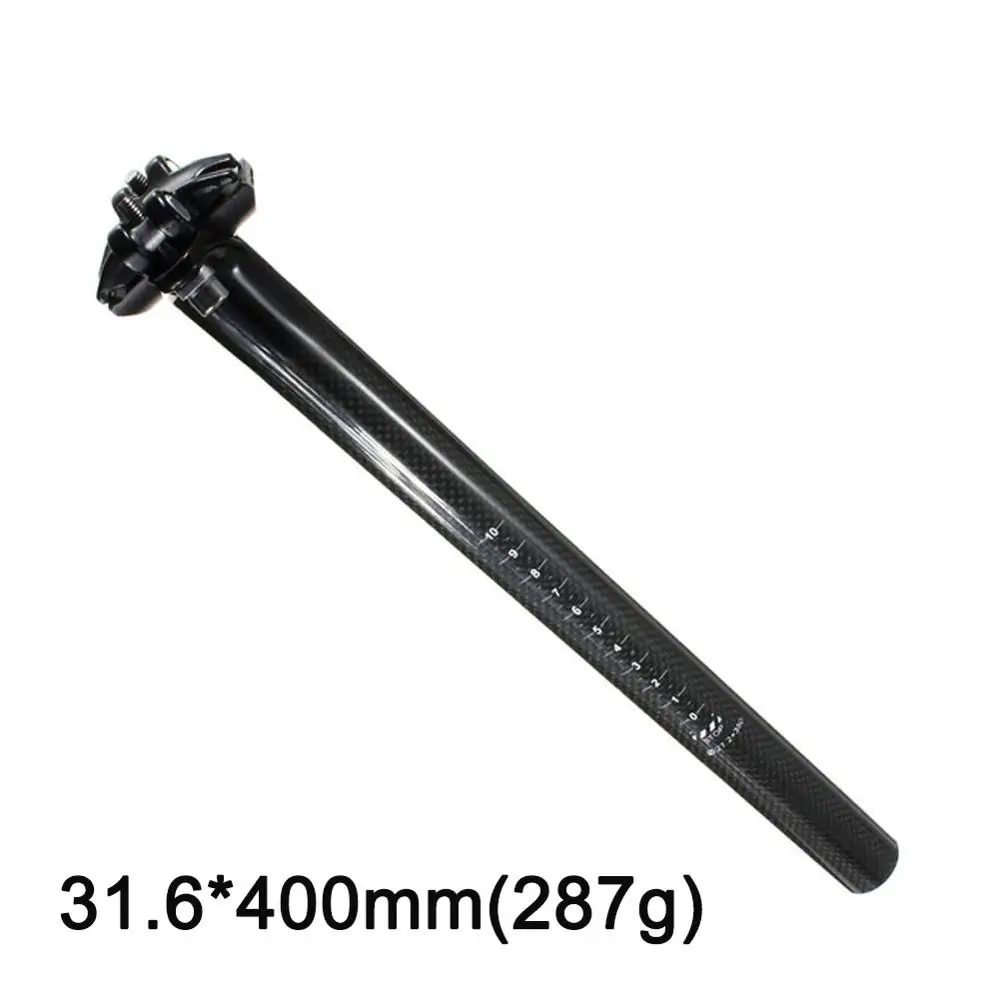 31.6-400mm Новая стойка сидения для горного велосипеда из углеродного волокна, велосипедный Запчасти MTB дорожное сиденье подседельный штырь 25,4/27,2/30,8/31,6 мм Аксессуары для велосипеда XD88 - Цвет: 31.6-400mm