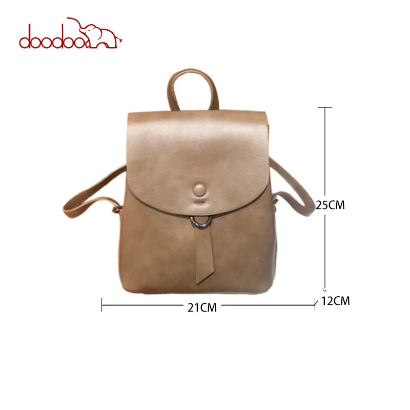 

DOODOO backpack female 2020 new college style student school bag casual all-match travel small backpack