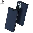 Кожаный чехол Oppo Reno6, чехол DUX DUCIS Skin Pro Series, чехол-книжка с бумажником для Oppo Reno 6, аксессуары для карт