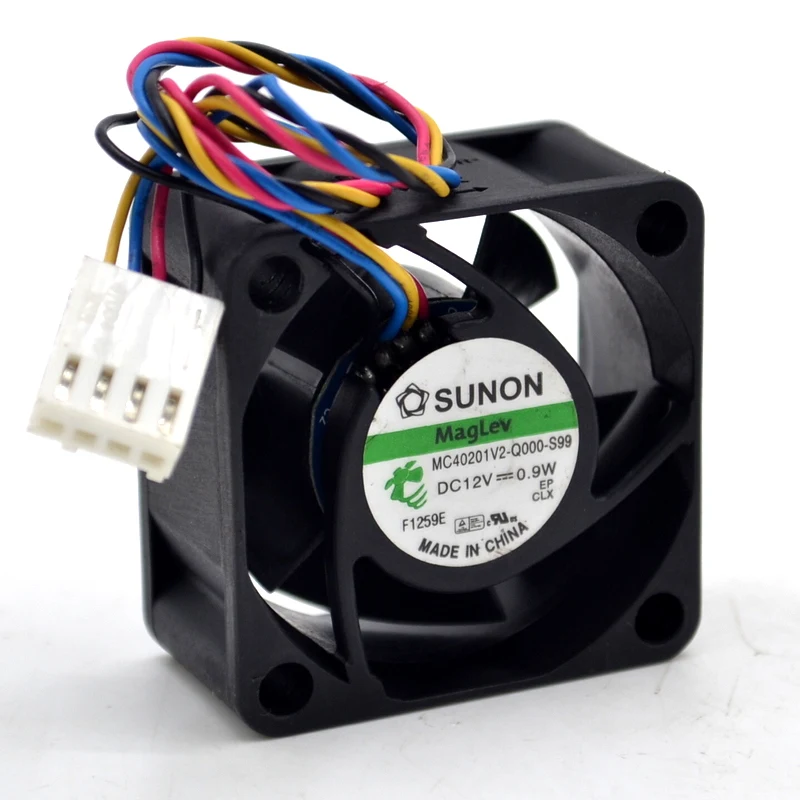 Для SUNON новый и оригинальный Φ 4020 40 мм 12 В 0 9 Вт 4 проводной ШИМ охлаждающий