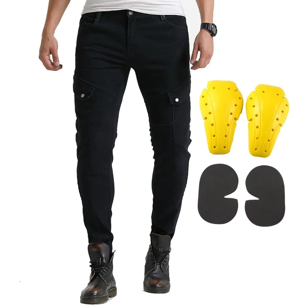 2020 мужские и женские мотоциклетные джинсы для езды 4 X CE Armor наколенники гонок