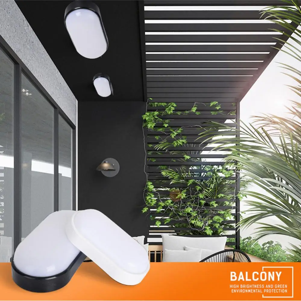 

LED Outdoor Ceiling Lamp Waterproof Wall Light Bathroom Garden Exterior Porch Indoor Wall Lamp