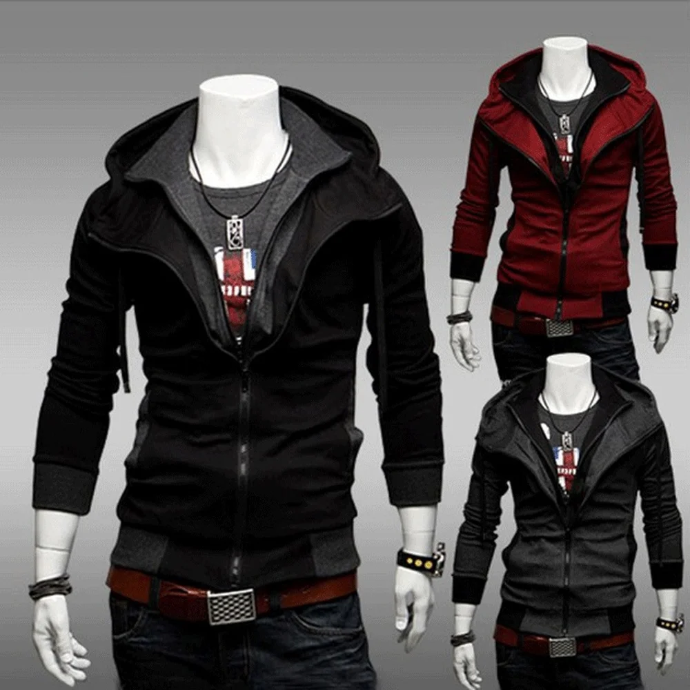 Zogaa 2019 модное осеннее пальто с капюшоном Мужской Повседневный Кардиган Свитер