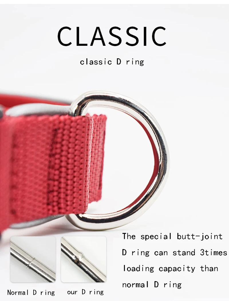 Нейлоновый ошейник для собак отражающий шнур мягкий домашних любимцев