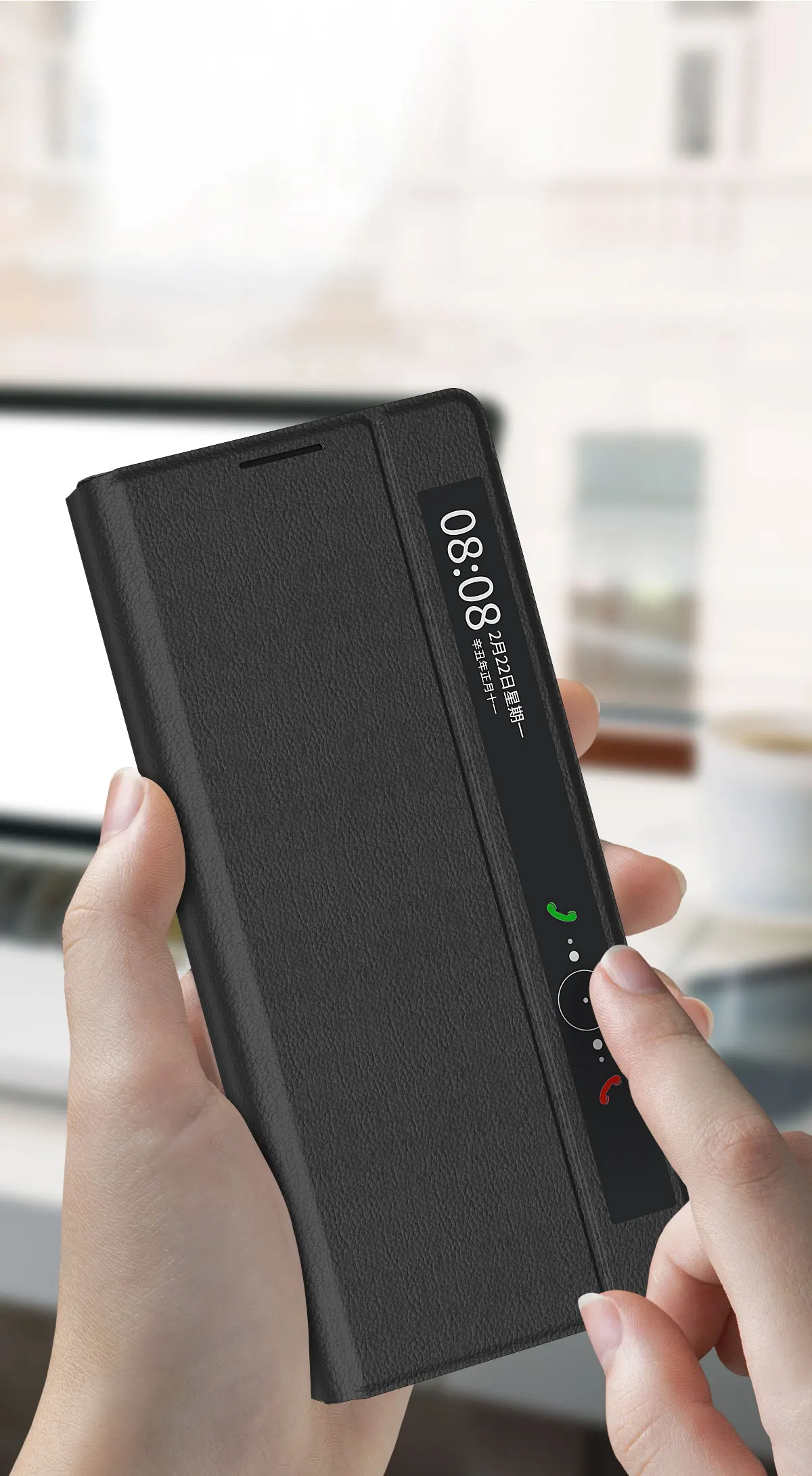 

Luxury Fold Flip PU Leather Case Stand Cover for Huawei Mate X2 Phone Cases Protection Shell Shockproof Case skin New