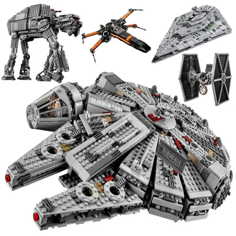 

Строительные блоки в наличии Millennium Falcon, совместимые с Lego