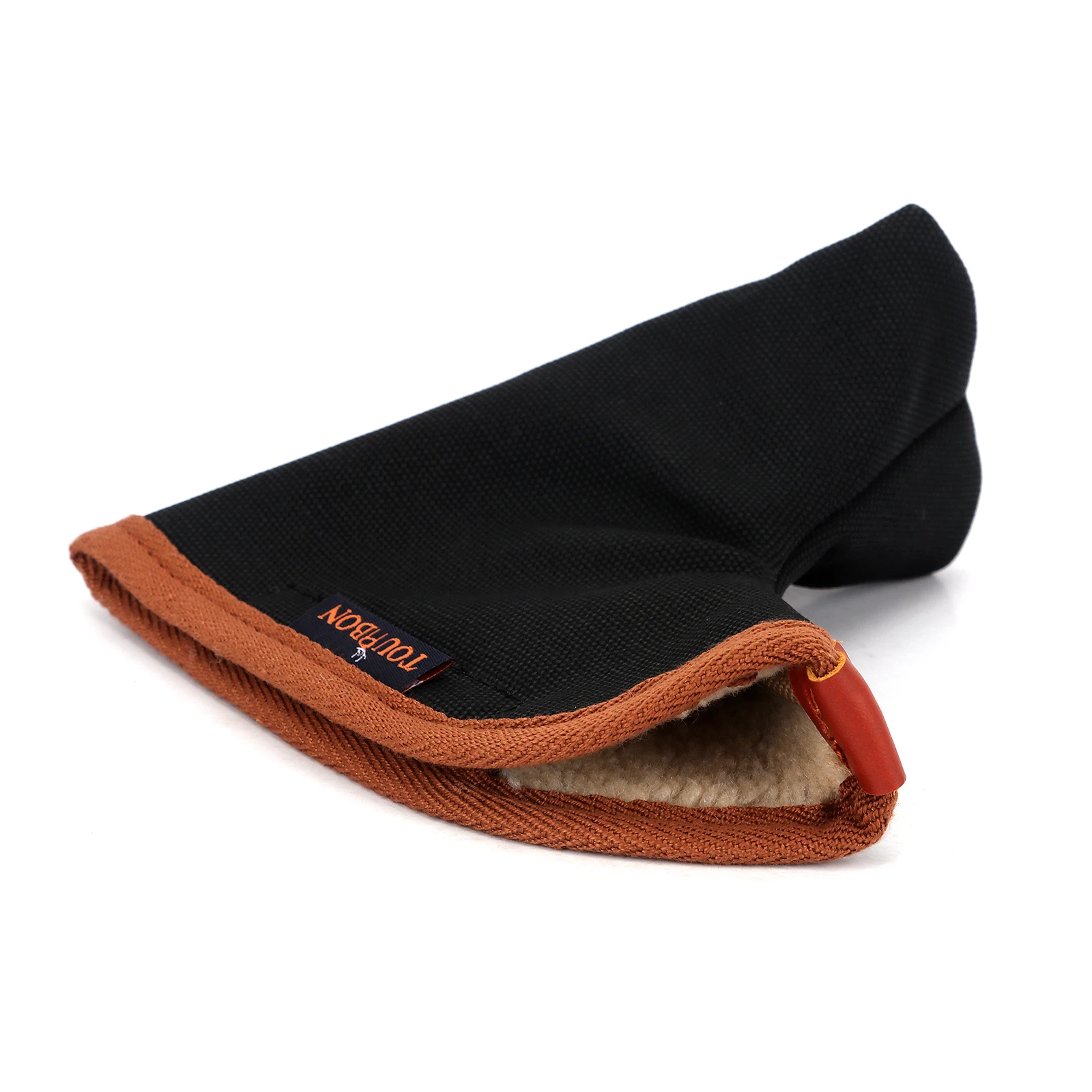 Tourbon Vintage Golf Club Head Golf Putter Blade Cover Protector Carrier Canvas & Fleece Padded Golf Bags Pouch
