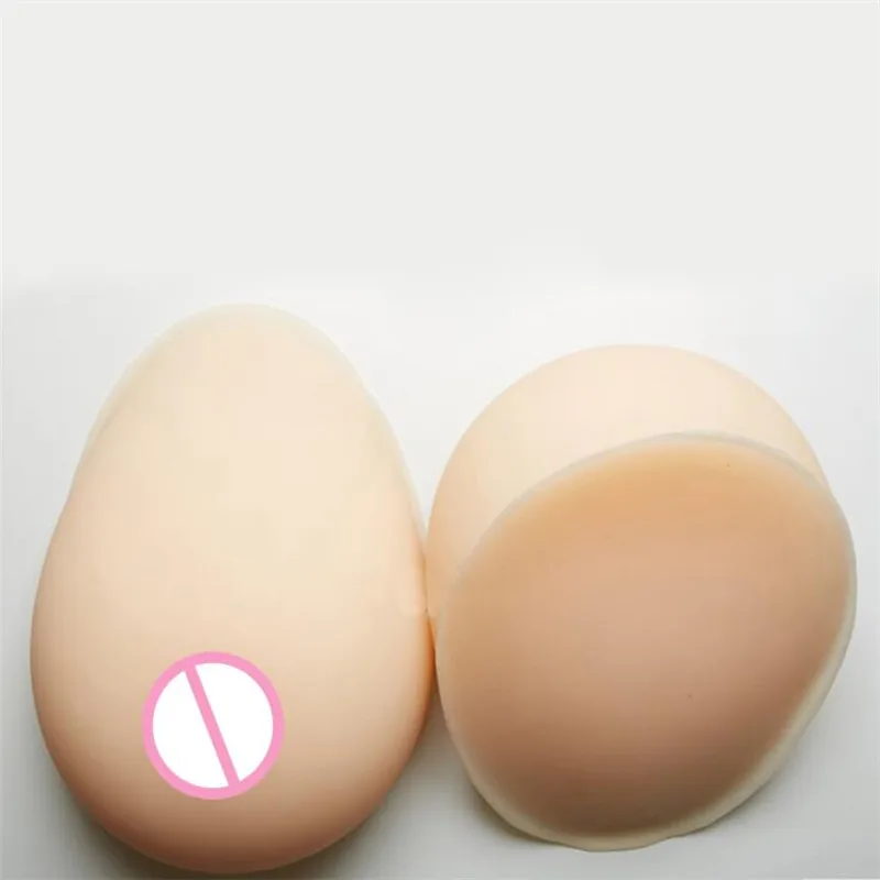 2020 1600g Realistic Silicone Breast Forms For Crossdresser Transvestite Drag Queen Fake Boobs Mastectomy Health Enhancer