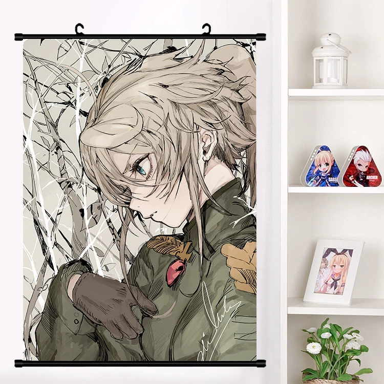 Аниме Youjo Senki Saga of Tanya the Evil Tanya Degurechaff настенный плакат с прокручивающейся стенкой Otaku коллекция домашнего декора