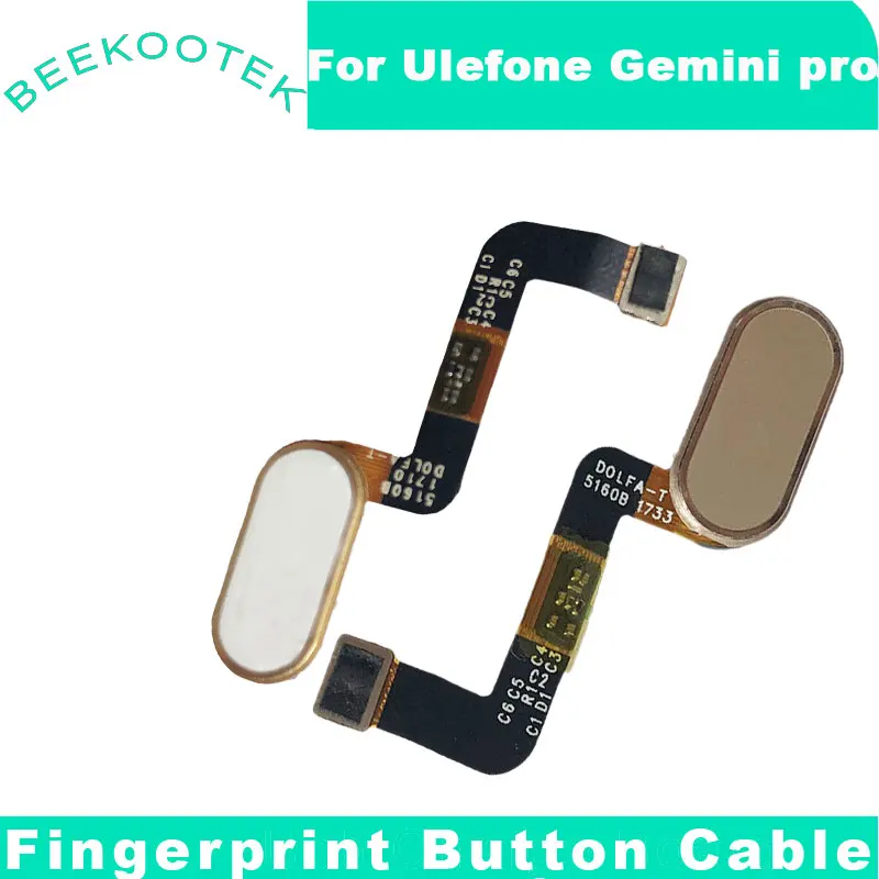 Шлейф для сенсора отпечатков пальцев ulefone gemini pro черный/золотой|flex cable|button flex cableflex