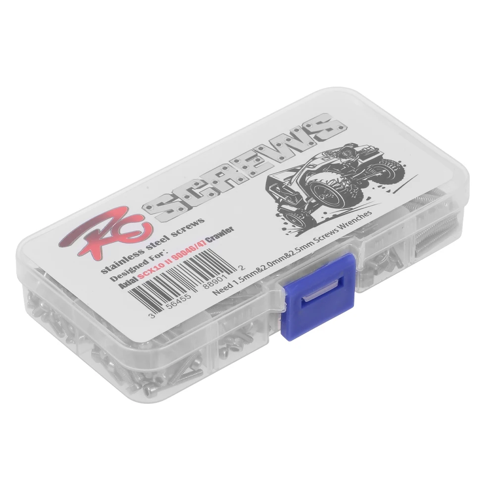 RC винты из нержавеющей стали набор винтов для Traxxas SCX10 II 90046 90047 автомобиль