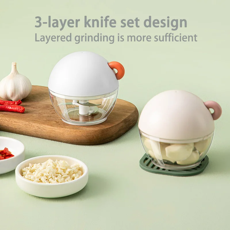 

New 250ml Household Manual Garlic Peeler Kitchen Small Pepper Vegetable Food Processor