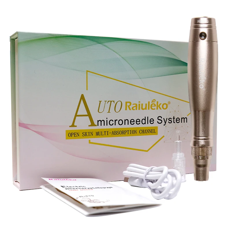 MYM Microneedling Ручка Электрический микро винт иглы картридж крошечные беспроводной