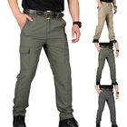 Брюки-карго мужские, повседневные боевые штаны со множеством карманов, брюки-карго армейского зеленого цвета, размеры S-4XL, 2020