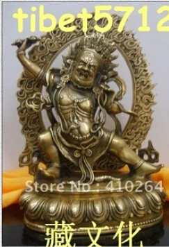 Бесплатная доставка тибетская Бронзовая статуя Будды Ваджрапани 25 см |