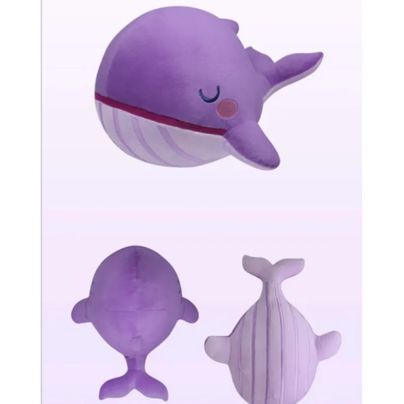 

Kpop Bangtan Boys Purple Whale Cute Plush Dolls Animal Dolphin Pillow Cushion JUNGKOOK V JIMIN SUGA RM JHOPE JIN Fans Gift