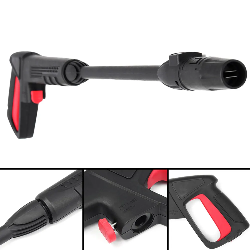 

Durable Yard Portable Water Spray Cleaning Handheld Car Washer High Pressure With Extension Rod Long Tool Garden Adjustable Home