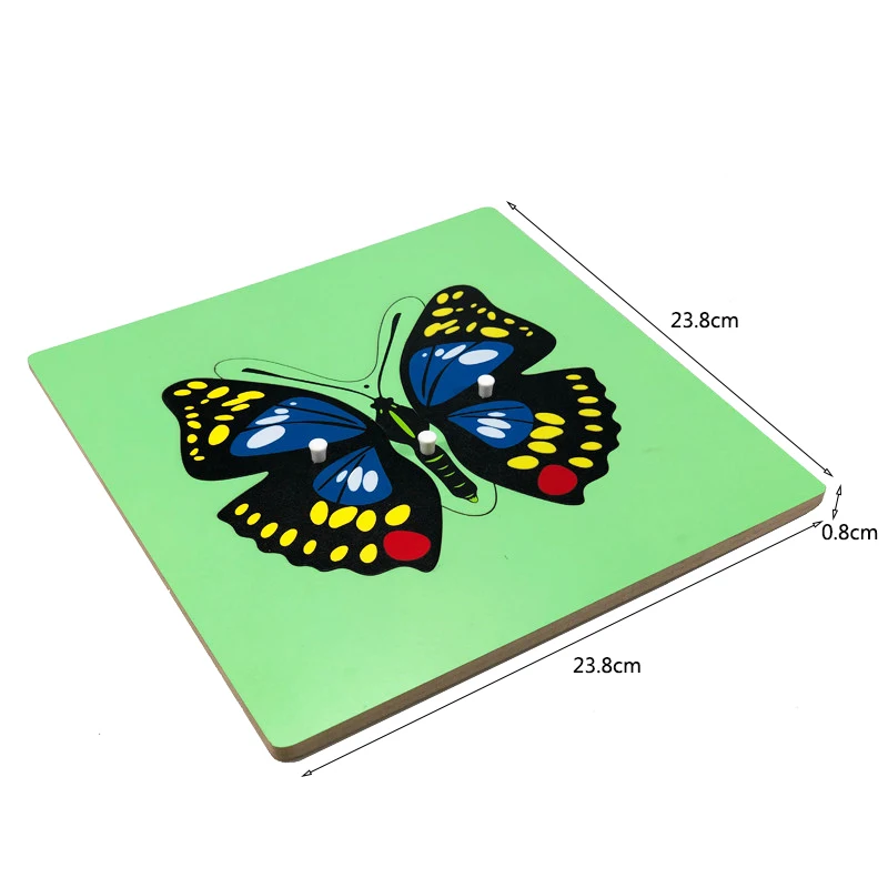 

Baby Toys Montessori Materials Botany Zoology Puzzles Plastic Pegged Grab Wood Board Panel Early Educational Preschool Training
