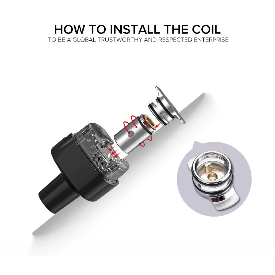 Испаритель IJOY Jupiter 70W Pod Kit катушка RBA с сетчатой катушкой 0 6/0 2 Ом и картриджем 5 мл