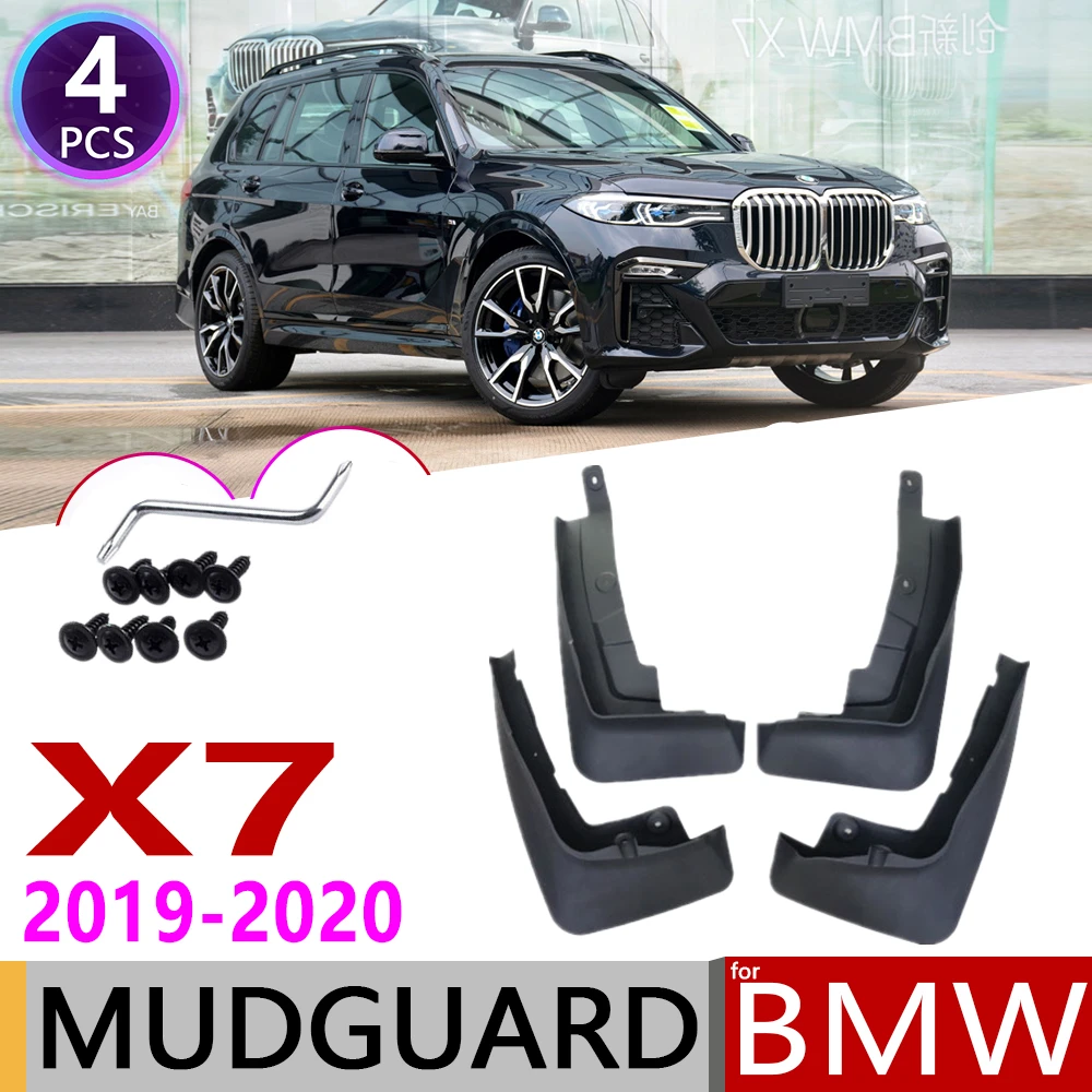 4 шт. передние и задние брызговики автомобильные для BMW X7 G07 2019 ~ 2020 Брызговики