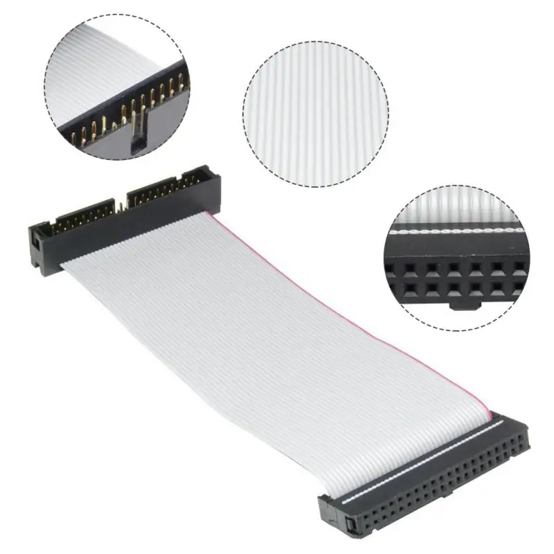 40Pin Male to Female IDE жесткий диск PATA HDD удлинитель плоский Ribbon15cm ZL1|Компьютерные кабели и