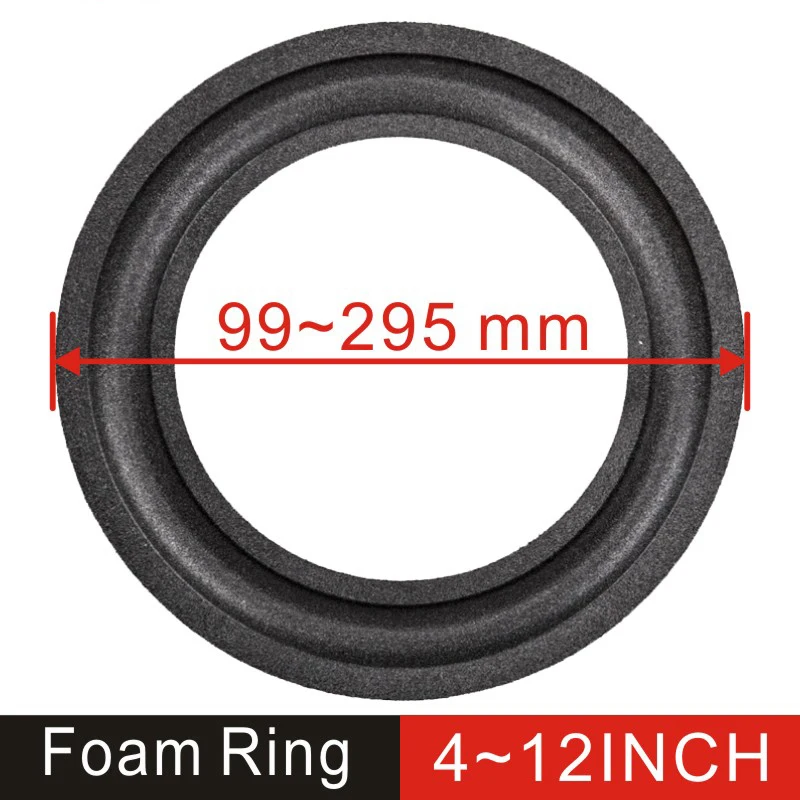 Кромка сабвуфера DIYLIVE складной кольцевой динамик с поролоновым краем 4 12 дюймов