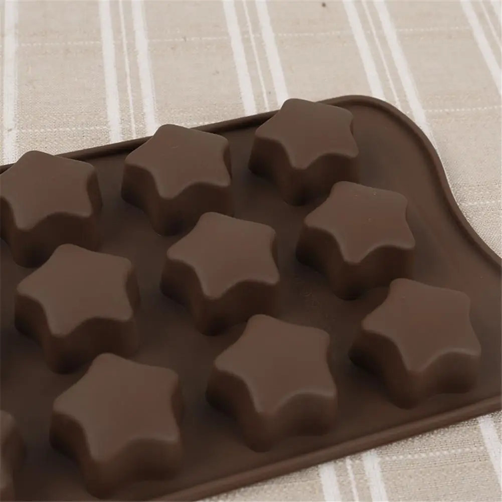 15 чашек в форме звезды инструменты для выпечки силиконовая форма торта шоколада