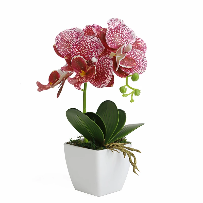 Искусственные цветы орхидеи бонсай украшение для дома искусственные