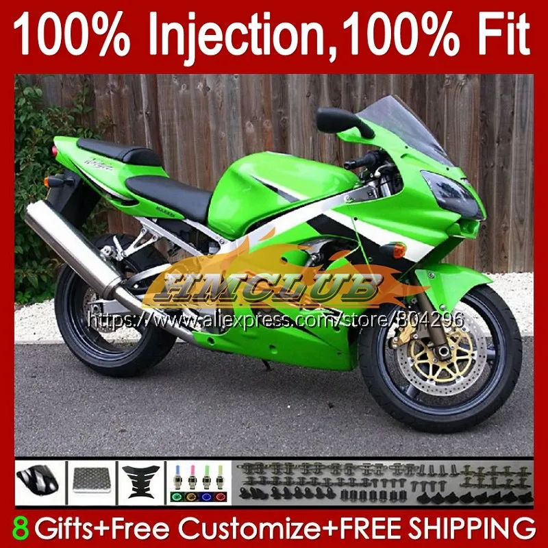 

Инъекционные боди для KAWASAKI ZX 9 R 900 CC 900CC ZX9R 00 01 82No.29 ZX9 R Зеленые Белые ZX 9R ZX900 ZX-9R 2000 2001 OEM обтекатели