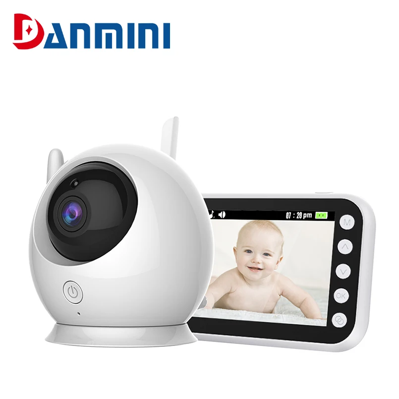 DANMINI 4.3in ЖК дисплей HD Цвет дисплея Видеоняни и радионяни электронная няня Радио