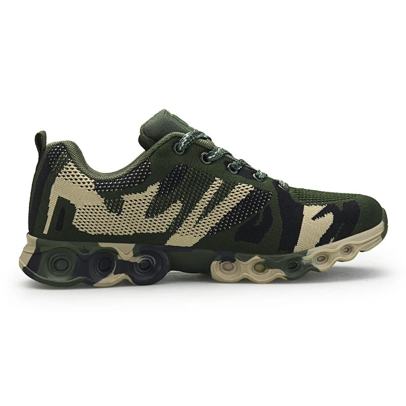 Кроссовки мужские сетчатые камуфляжные армейские дышащие BTMOTTZ размера плюс |