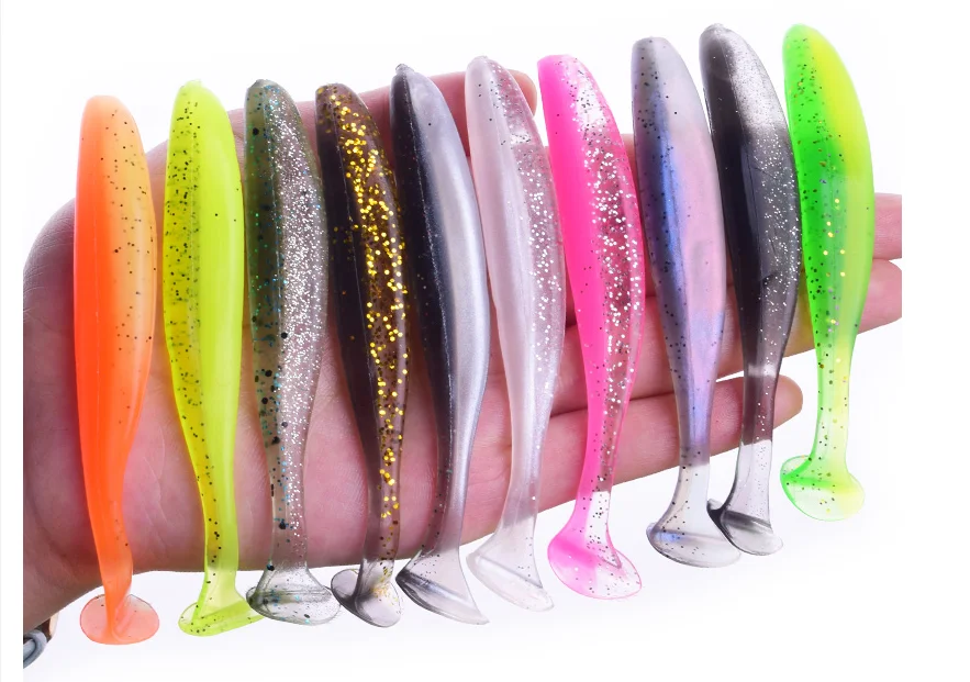 10 шт. новые мягкие пластиковые приманки джигггинг Воблеры рыболовная приманка