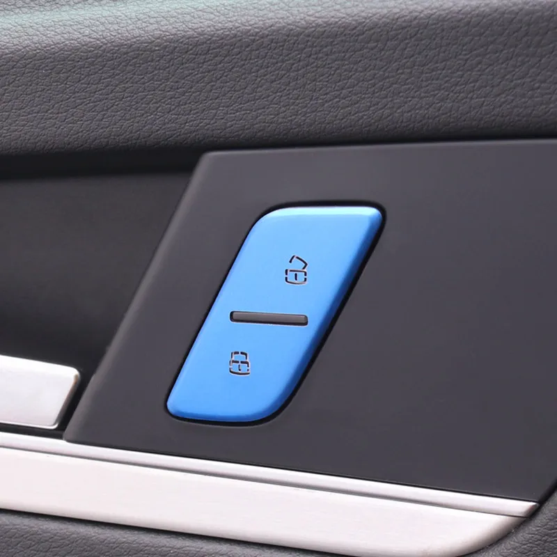 

Car Door Unlock Swtich Buttons Sequins Decoration Cover Trim 4Pcs For Audi Q5 2018-2019 Aluminum Alloy Interior Accessories