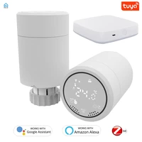 zigbee wifi smart trv radiator actuator thermostatic radiator valve tuya temperature controller voice remote control google home