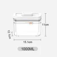kitchen food container airtight storage box for grains snacks candy dried fruit storage unique sealing design hr