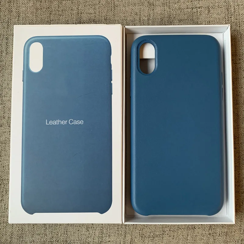 Кнопка для iphone 8 Plus XS Max чехол из искусственной кожи официальный Lo-go Защитный чехол для iphone X XS XR чехол с коробкой