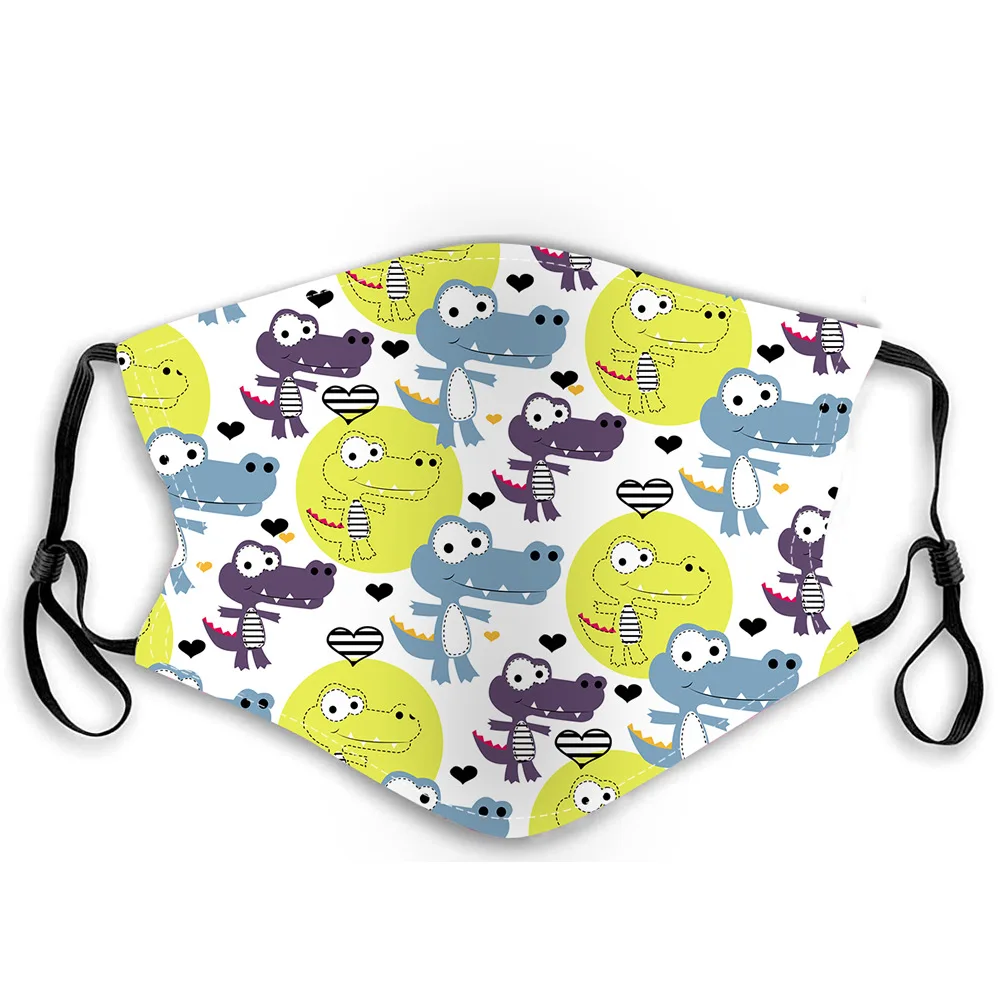 Детская Пылезащитная маска для рта Хлопковая лица многоразовая детская с