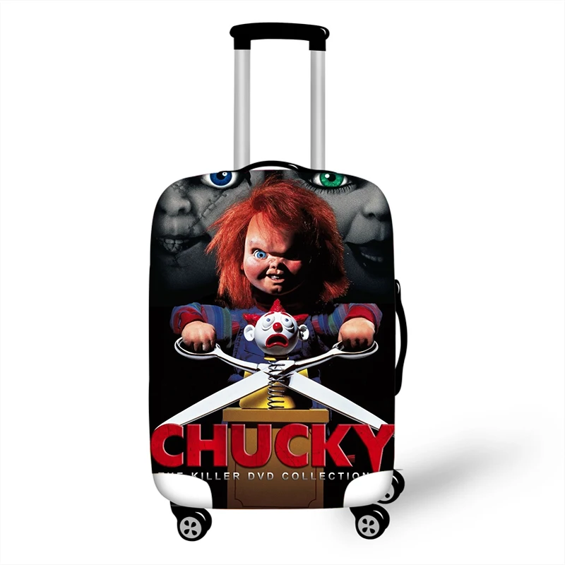 18-32'' Child's Play Chucky Elastic Thicken Luggage Suitcase Protective Cover Protect Dust Bag Case Cartoon Travel Cover