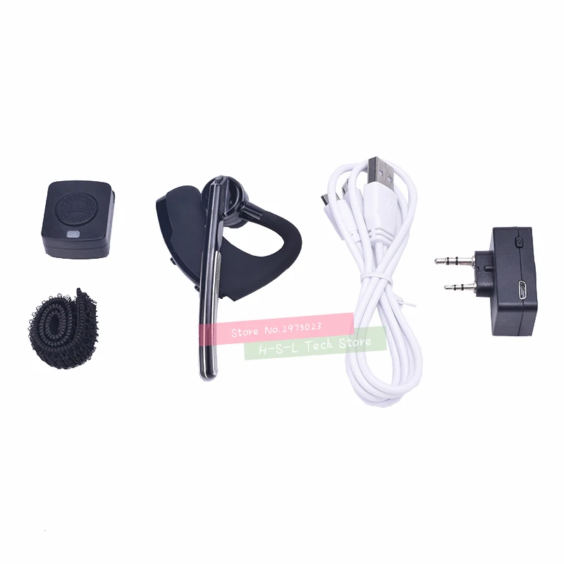 

Walkie Talkie Wireless Headset Walkie Talkie Bluetooth Headset Two Way Radio Headphone Earpiece For Baofeng 888S UV-82 UV5R