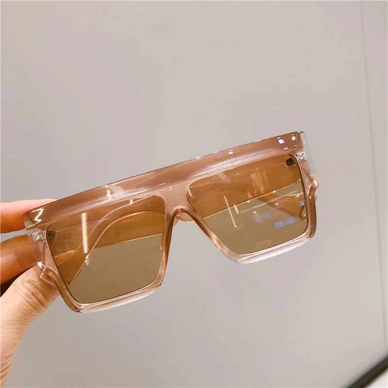Солнцезащитные очки UV400 для мужчин и женщин модные большие квадратные винтажные