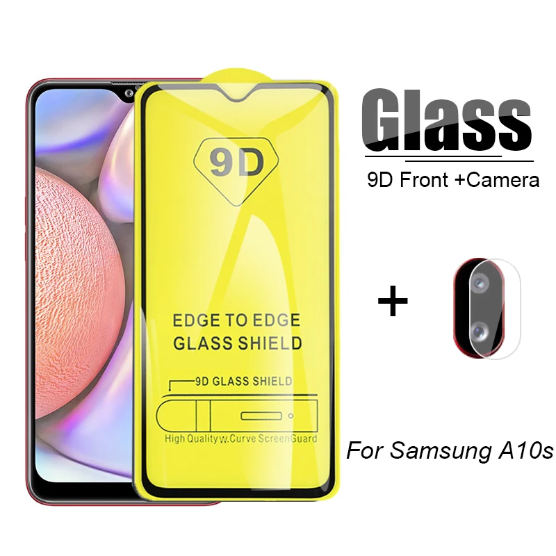 Закаленное стекло 9D для Samsung A10s/A107F Защитное объектива камеры A10s a10 s 9H|Защитные